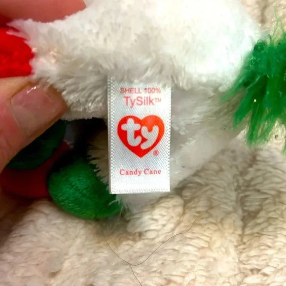 2018 TY BEANIE BOOS CANDY CANE THE CHRISTMAS UNICORN 6" SMALL• retired• - Picture 6 of 6